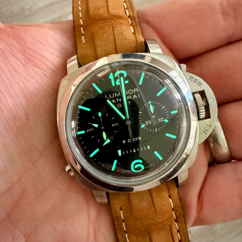Panerai 275 Monopulsante Chronograph GMT 8 Days